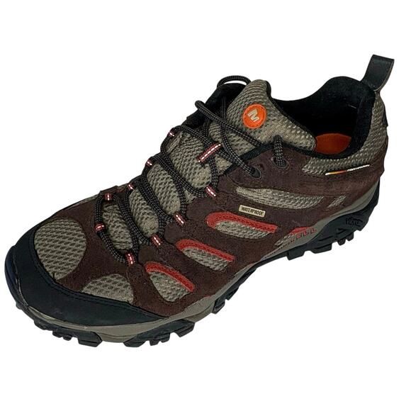 Merrell Moab 3 Waterproof Hiking Boots Trail Shoes Men’s 12 | Espresso Brown - Picture 1 of 9